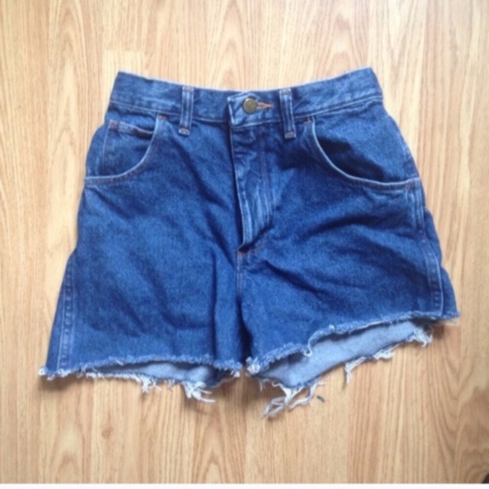 Vintage High Waist Denim Cut Off Shorts